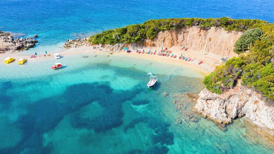 Tirana/Durres/Golem: Saranda, Blue Eye, Ksamil and Boat tour - The Blue Eye: a cold, clear spring in the woods