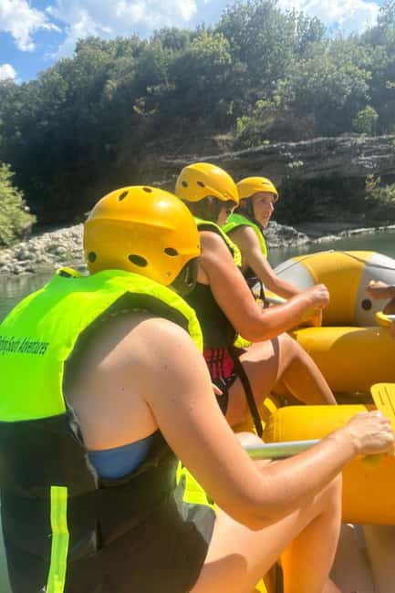 Tirana/Durrës/Golem: Vjosa Rafting, Benja Thermal Baths Tour - What the 2.5-hour rafting session is like