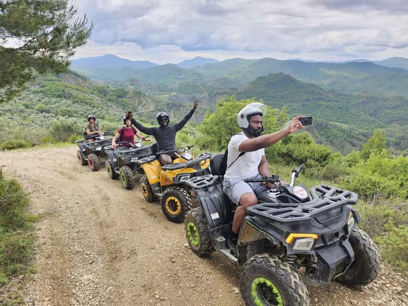 Tirana: Guided Quad Biking Tour - From central Tirana to the hills of Petrela