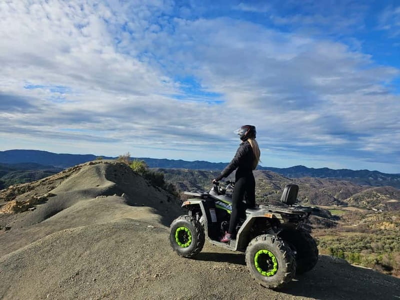 Tirana: Guided Quad Biking Tour - First ride: 30 minutes through Petrela