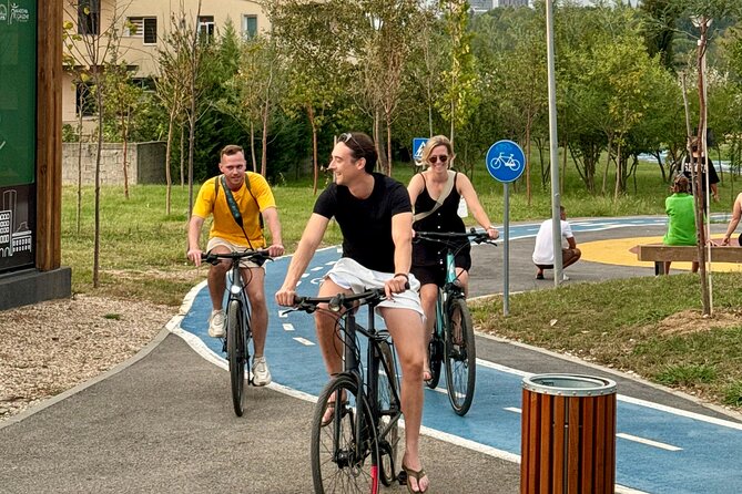 Tirana Mural Bike Tour: Street Art, Culture & Photography Stops - DOG and Mots at the Little Red Riding Hood kiosk
