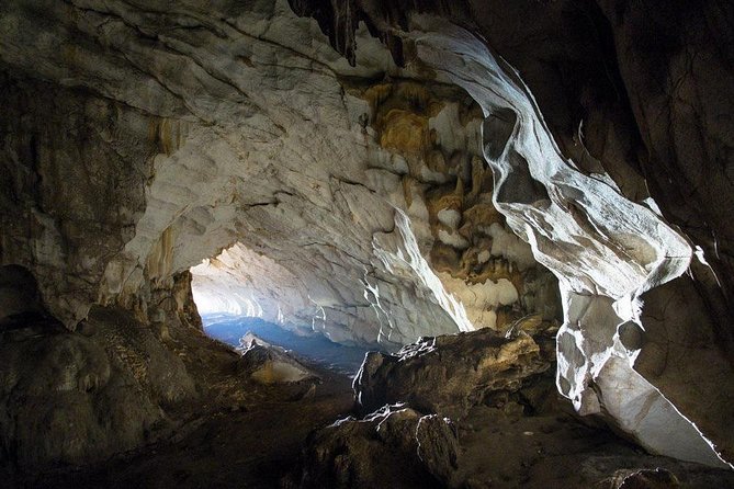 Tirana Semi-Private Hiking Tour of Pellumbas Cave & Erzeni Canyon - Entering Pellumbas Cave and its long human story