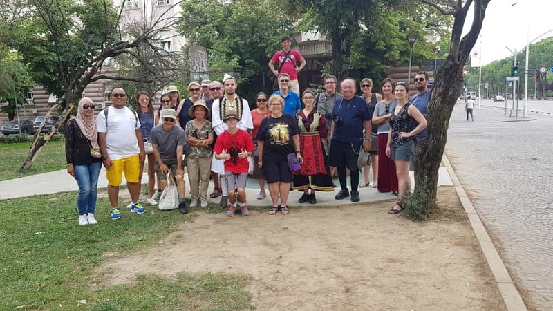 Tirana: Street Art & Modern Architecture Walking Tour - Skanderbeg Square gives the walk its anchor