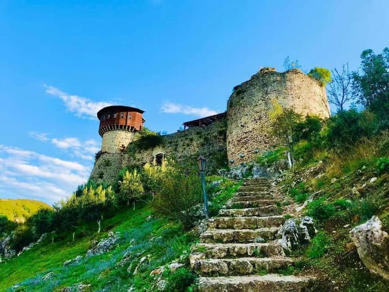 Tirana: The Balkans' Longest Zipline Petrela Adrenaline Tour - Petrela Castle and the village nearby