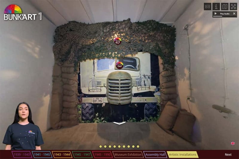 Tirana: Virtual Tour of Art Bunkers Bunk'Art 1 and 2 - Key points at a glance