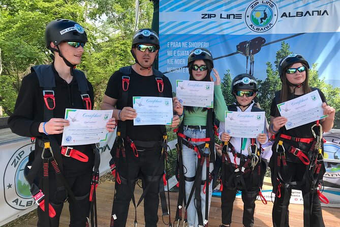 Tirana Zipline Adventure in Petrelë – Albania’s First Zipline - The launch: nerves usually fade quickly