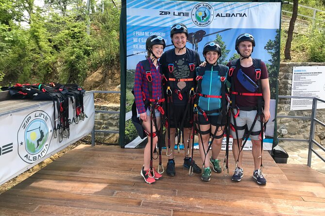 Tirana Zipline Adventure in Petrelë – Albania’s First Zipline - The safety briefing and harness fitting