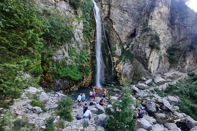 Tour of Komani, Valbona, Thethi, Blue Eye in three days - Grunasi Waterfall and the Theth Blue Eye