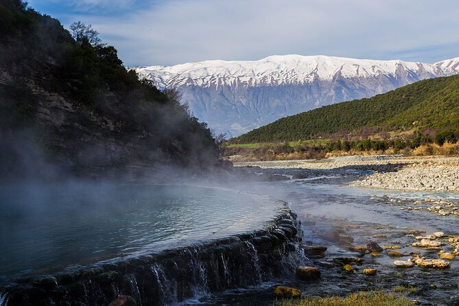 Tour to Thermal Baths of Permet and exploring Langarica Canyon - Lunch, restaurant stops, and the return journey