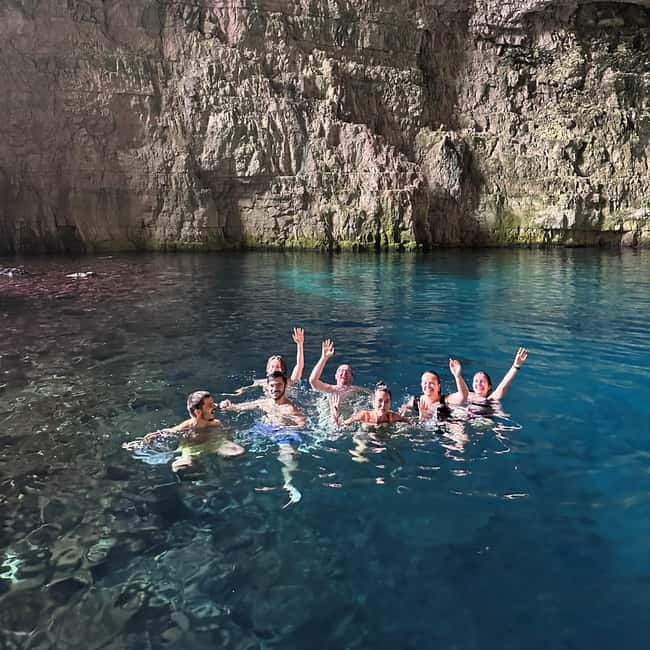 Vlora: Grama Bay and Blue Cave Speedboat Tour Adventure - Dafina Bay gives you the full coastal experience