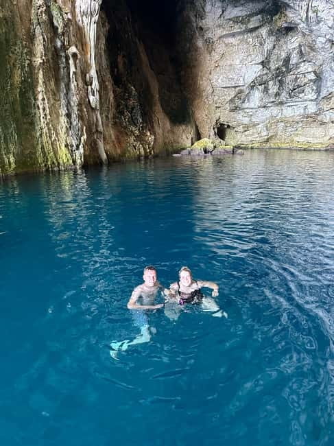 Vlora: Haxhi Ali Cave and Karaburun Peninsula Speedboat Tour - Entering Haxhi Ali Cave after 30 minutes