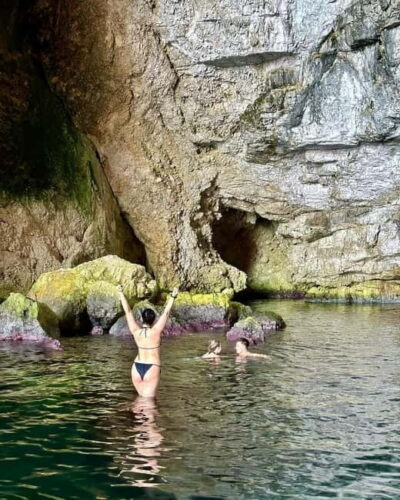 Dafina Cave & Haxhi Ali Cave Speedboat Guided Tour