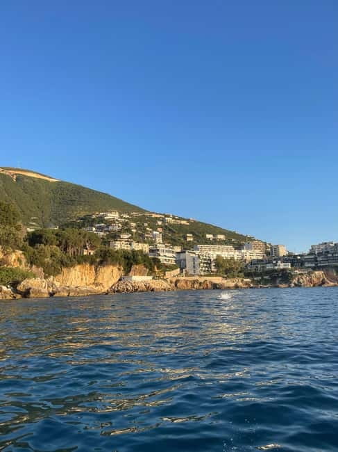 Vlore: Golden Hour Speedboat Sunset Experience - The Vlore Tunnel and the city beaches