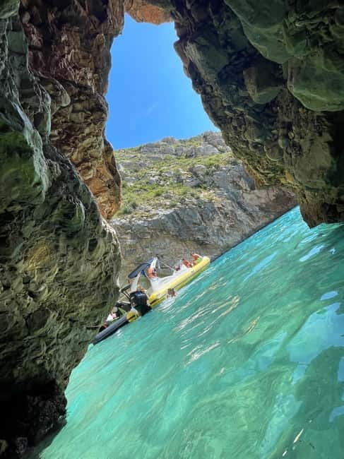 Vlore: Grama Bay & Karaburun Caves 8-Hour Speedboat Tour - Bristan Bay and Secret Canyon keep the coast wild