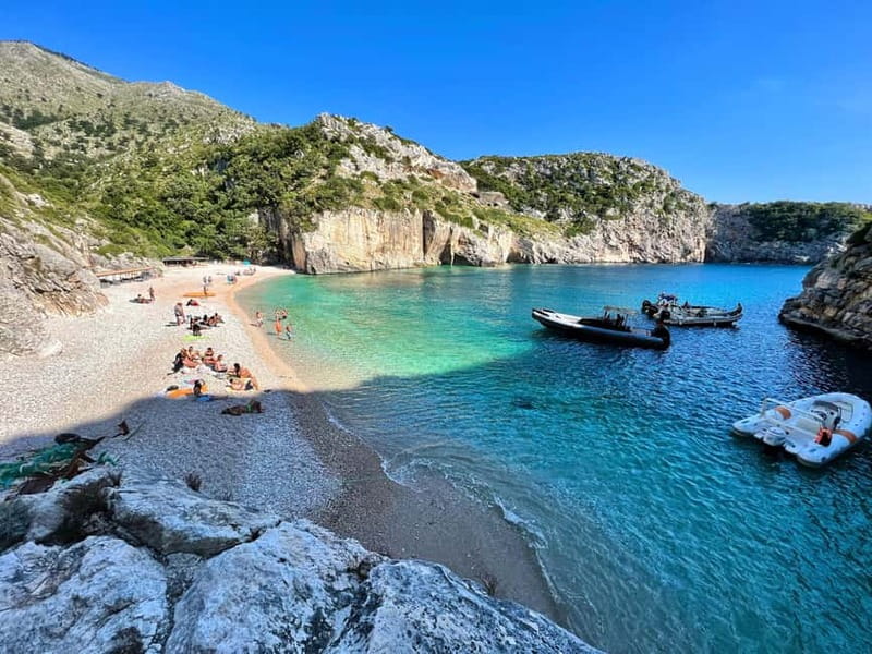 Vlore: Grama Bay & Karaburun Caves 8-Hour Speedboat Tour - Lloviz Bay and the Blue Cave
