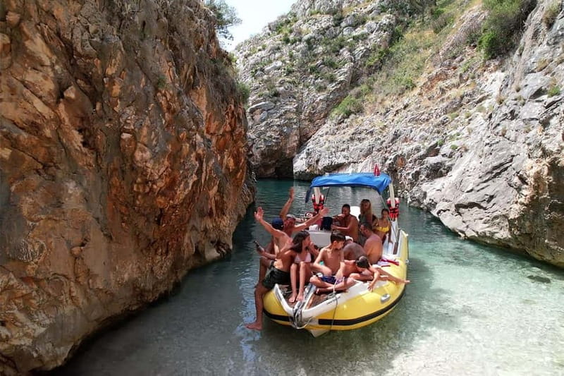 Vlore: Grama Bay & Karaburun Caves 8-Hour Speedboat Tour - Haxhi Ali Cave, the first stop after 40 minutes