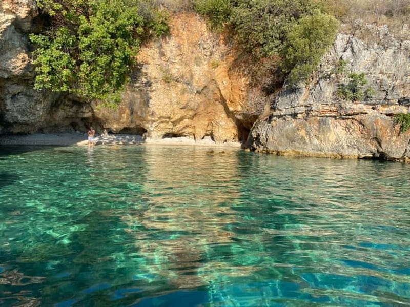 Vlore Guided Tour: Sazan Island, Haxhi Ali Cave & Karaburun - The guides, drinks, and mood on board