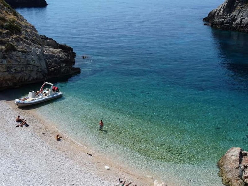 Vlore: Haxhi Ali Cave and Dafina Cave Speedboat Tour - Passing the Karaburun cliffs and Boat of Bay