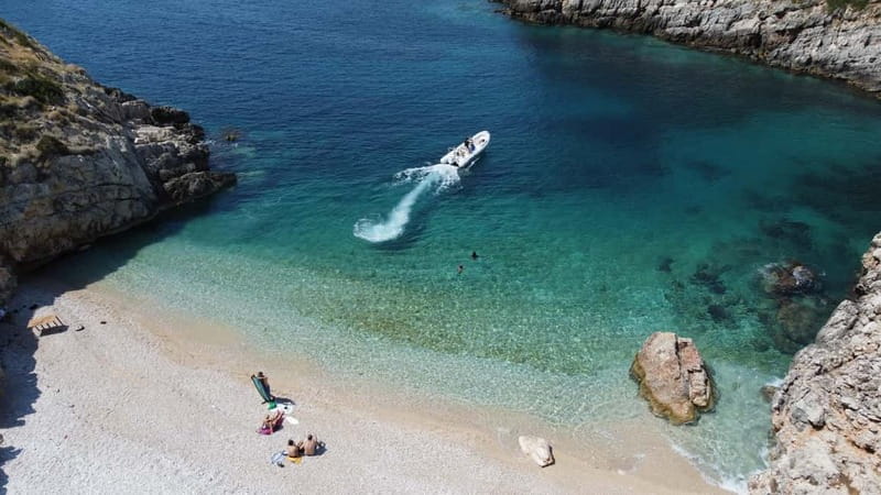 Vlore: Haxhi Ali Cave and Dafina Cave Speedboat Tour - The final coastal stops: Saint George and Kepi I Gjate