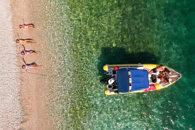 Vlore Private Boat Tour Blue Cave & Grama Bay Adventure - Haxhi Ali Cave: a strong first stop