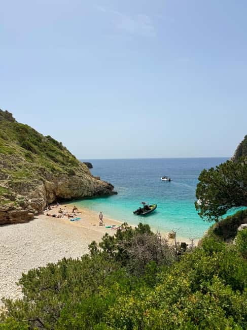 Vlore: Sazan Island,Haxhi Ali Cave & Karaburun Boat Tour - Leaving Vlorë by speedboat