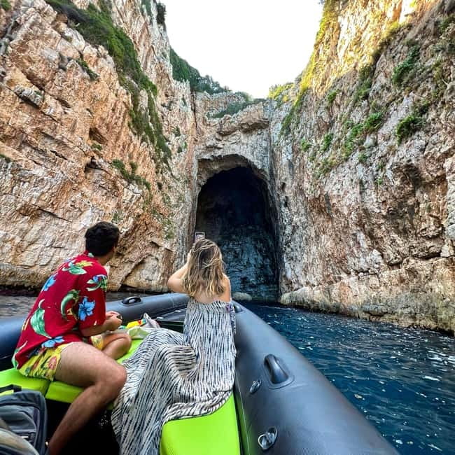 Vlore: Sazan Island,Haxhi Ali Cave & Karaburun Boat Tour - Haxhi Ali Cave by boat