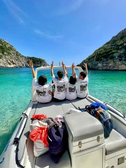 Vlore: Secret Blue Gem Cave and Grama Bay Tour by Speed Boat - The Blue Gem Cave and Llovizi Beach