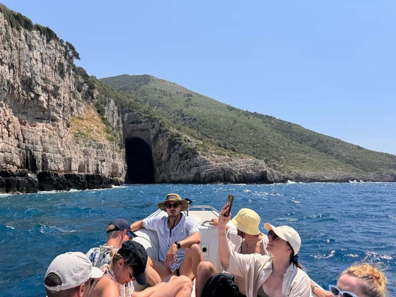 Vlore: Speedboat to Sazan Island, Haxhi Ali Cave & Karaburun - Leaving Vlore by speedboat