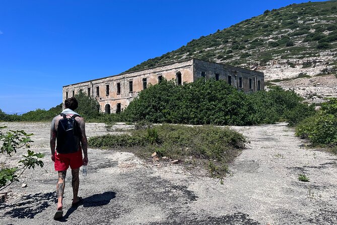 Vlore Speedboat Tour to Sazan Island & Haxhi Ali Cave - Karaburun’s limestone coast from the boat